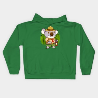 Koala Forest Park Ranger Scout Kids Hoodie